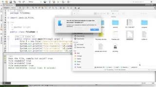 get the details of file using Java