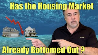 Has the Housing Market Already Bottomed Out ?  Housing Bubble 2.0 - US Housing Crash