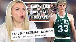 New Zealand Girl Reacts to LARRY BIRD ULTIMATE MIXTAPE!!!