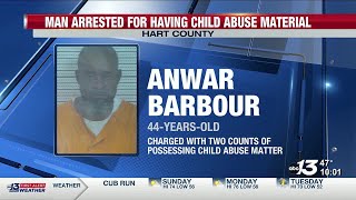 Hart Co. man charged for possession of child sexual abuse material