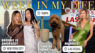 BEST WEEK EVER 💍 brooke's engagement 🏆 ACM awards in vegas 🌴 florida trip