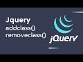jQuery addclass & removeclass | How to use  Add Class, Remove Class & Toggle Class in jQuery?