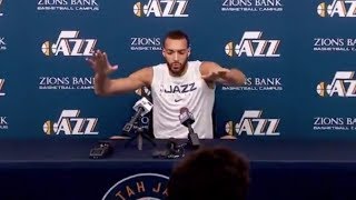 Corona-Positive Rudy Gobert touching mics causes Jazz-Thunder Game to be canceled