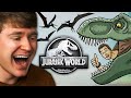 Reacting to JURASSIC WORLD but its a PARODY! (Hilarious)