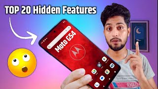 Moto G54 Top 20 Hidden Features | Amazing Features