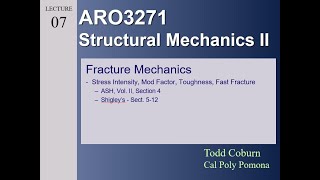 ARO3271-07 Fracture Mechanics - Part 1