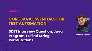 Java Program To Find String Permutations