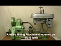 Amolco milling attachment with mounting for use with Myford Ml10 lathe