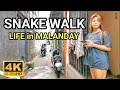 YOU'VE NEVER SEEN BEFORE | WALK at SNAKE NARROW ALLEY Residence in Malanday Marikina [4K] 🇵🇭