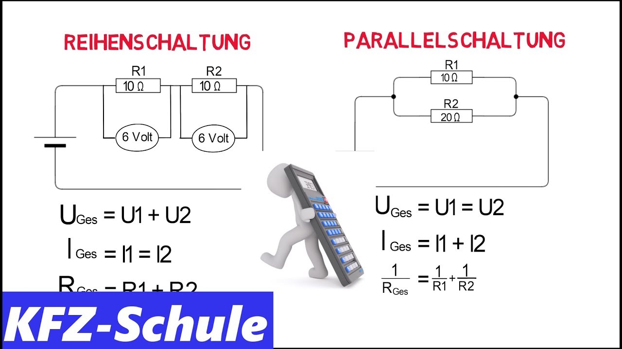 Reihenschaltung Und Parallelschaltung - Erklärung / Berechnung - YouTube