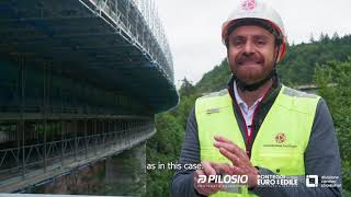 An engineering masterpiece by Pilosio: the FlyDeck system at the Slizza III Viaduct