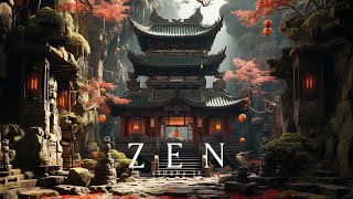 Japanese Zen Music | Canyon Temple with Flute and Nature Sounds