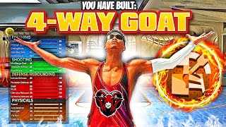 THIS "4-WAY GOAT" BUILD IS THE BEST BUILD ON NBA2K23 CURRENT GEN! GAME BREAKING BEST BUILD NBA 2K23!