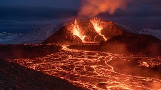 Volcanic ERUPTION Iceland 2021- Geldingadalir