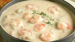 طريقه عمل شوربه الجمبرى بالكريمه الاقتصاديه🍤🍲