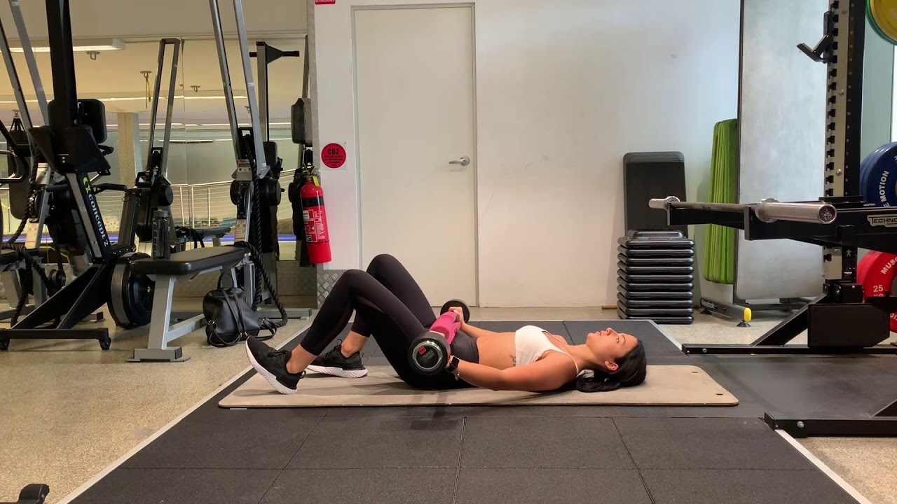 BB B Stance Glute Bridge - YouTube