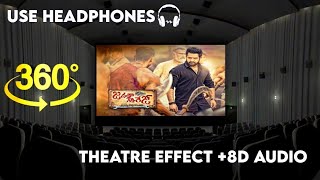 Janatha Garage Telugu  Trailer|Theatre Effect and 8D Audio |8D|Jr NTR | Mohanlal | Samantha | Nithya