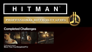 HITMAN Professional Mode Challenges - Paris - In Seine, The Personal Touch + 1 More