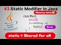 Declarations and Access Modifiers in Java (Part 8) | Static Modifier in Java Explained | Fight4Tech