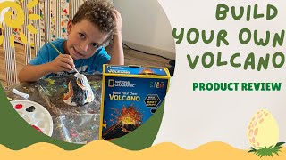 Homeschool Science Project: Building and Erupting a Volcano with the National Geographic Stem Kit