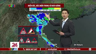 Dự báo thời tiết 11h30 - 03/05/2024 | Bắc Bộ, Bắc Miền Trung có mưa giông | VTVWDB