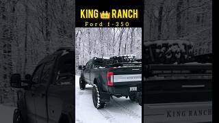 FORD KING RANCH 😲😎 F-350 #shorts | SNOW FALL #youtubeshorts #car