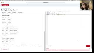 Spotify Listening History - SQL Medium - Data Lemur