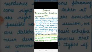 Unit 4 Session 4 Entrepreneurship Development Process