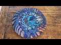 WOW ~ MUST SEE ~ Kaleidoscope Colander Pour ~  Fluid Pour Painting  Acrylic Pouring ~ Creative Art