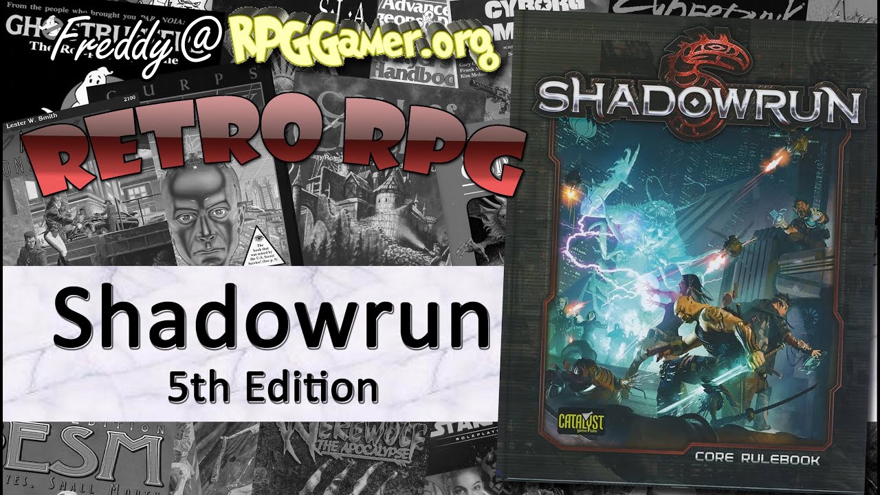 Shadowrun 5th Edition Catalyst Game Labs 2013 Retro Rpg Youtube
