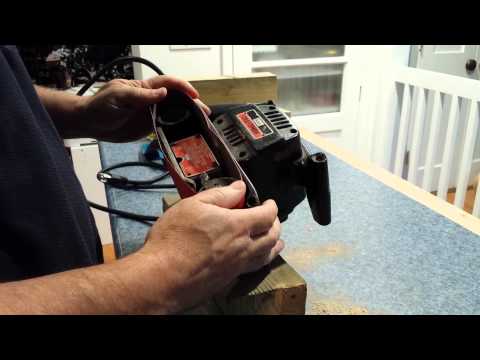 Changing belt on Chraftsman 315.11720 belt sander Changing belt on Chraftsman 315.11720 belt sander