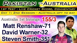 Australia vs Pakistan, 1st Test - Live Cricket Score, Commentary 15 December 2016