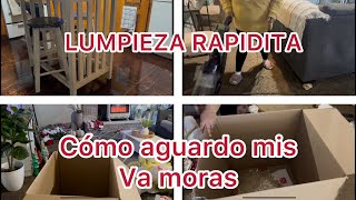 COMO AGUARDO MIS COMPRAS////LIMPIEZA RÁPIDA