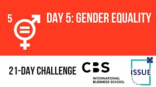 SDG 5 Gender Equality: "Inequal genders"