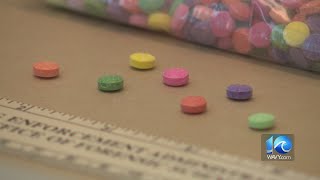 Rare look inside DEA lab shows how deadly fentanyl ends up in pills that look like candy