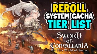 Bahas Reroll, System Gacha & Tier List di Sword of Convallaria