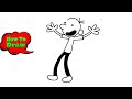 How To Draw Greg From Diary Of A Wimpy Kid Step By Step Simple And Easy