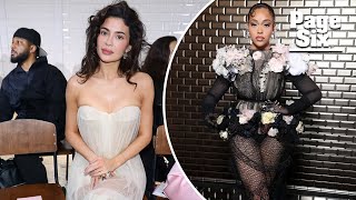 Kylie Jenner has friendly moment with former BFF Jordyn Woods at Paris Fashion Week