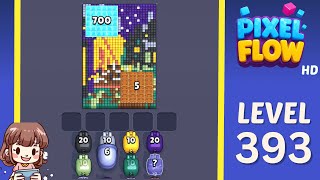 Pixel Flow Level 393 Solution Walkthrough