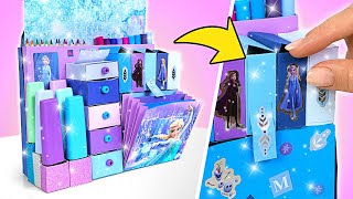 EASY! Wie man Elsa Organizer für Schulsachen macht | DIY mit Pappe