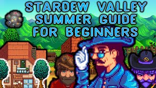 Stardew Valley Summer Guide For Beginners - Things To Do
