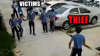 When Pickpockets Get Instant Karma