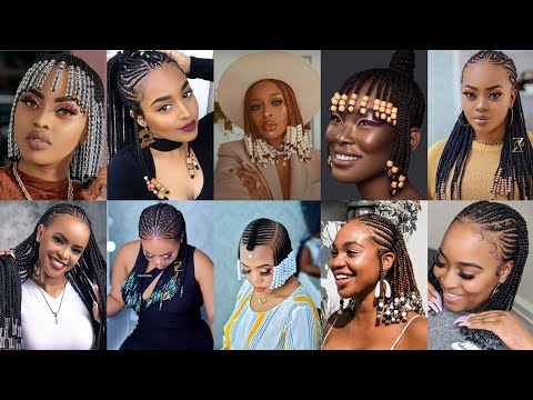 Braids with beads: hairstyles for a beautiful and authentic look