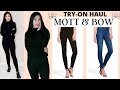 MOTT & BOW TRY-ON HAUL - My Favorite New Jeans!!