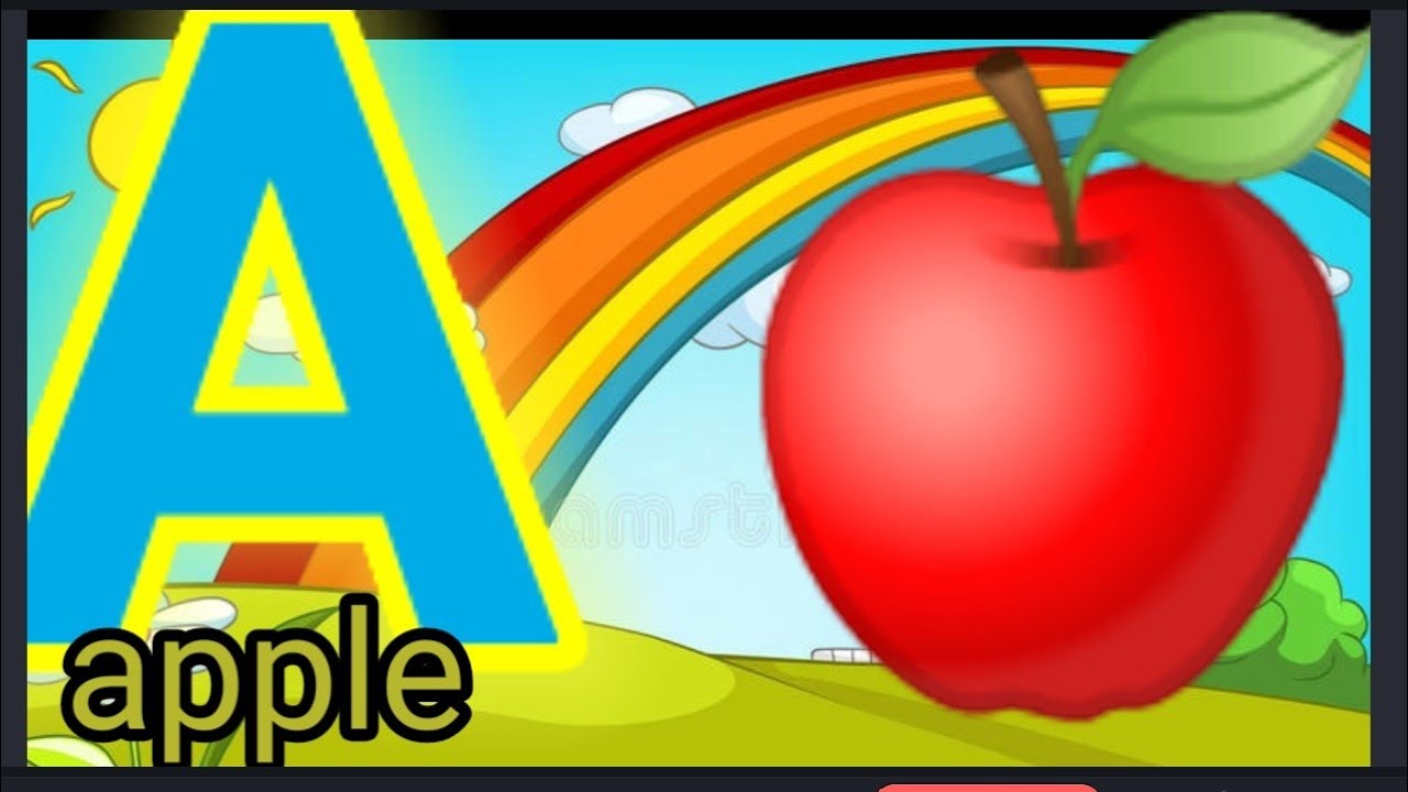 A For Apple, B For Ball, Alphabets, छोटे बच्चों की पढ़ाई, Kids Class # ...