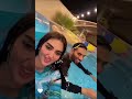 فعاليات اميره و عبد الرحمن في حديقة البيت في المسبح 🤩 فرحة ايلين في التزلج والسباحة 🤩 عائلة ميرو