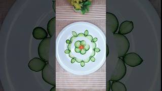 #saladcarving #cucumbercarving #vegetableart #cookwithsidra #art #carving #diy #crafts #cuttingfruit