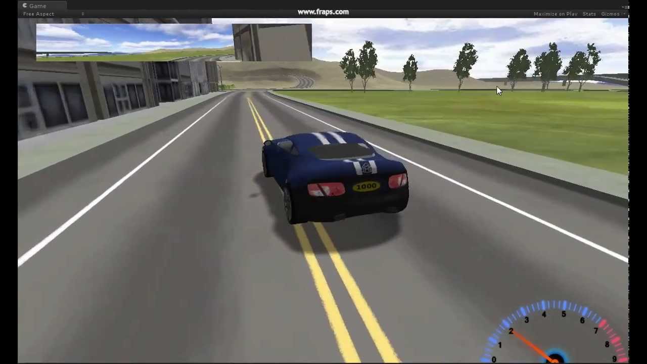 Car Game In Unity3d Test Youtube
