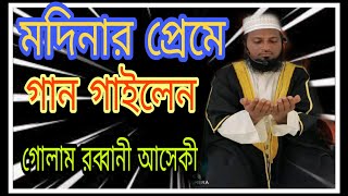 গোলাম রব্বানী/মদিনার প্রেমে গান গাইলেন/গোলাম রব্বানী গান গাইলেন/Golam robbani waz/islamic song