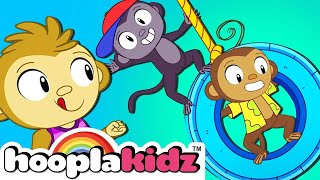 Hooplakidz Kids Song | Five Little Monkeys Jumping On The Bed  and More